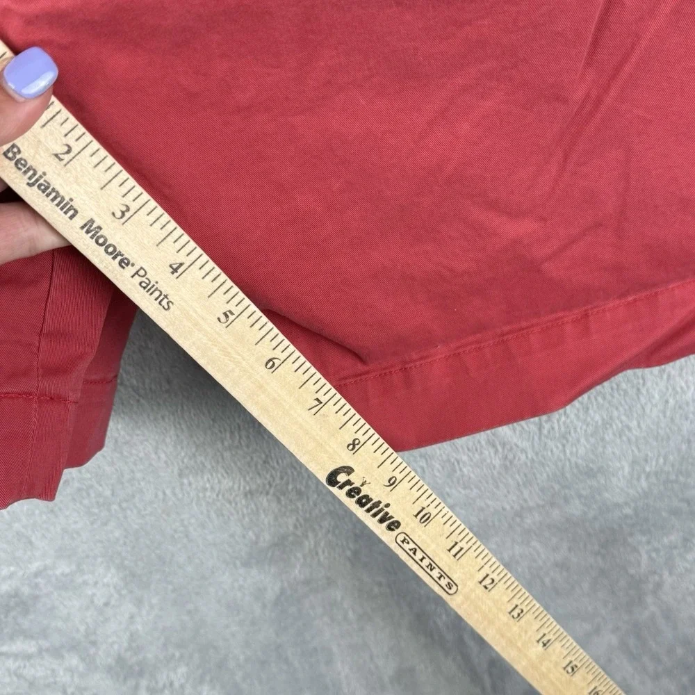 Polo Ralph‎ Lauren Chino Shorts Mens 38 Red Classic Fit 8.5'' Inseam Logo Preppy